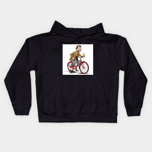 Pee Wee Herman in heaven - art 12 Kids Hoodie